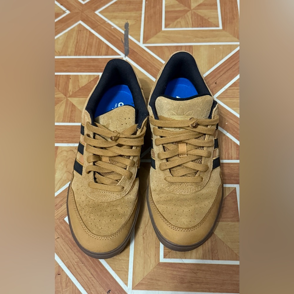 Adidas Men's Brown and Black Sneakers